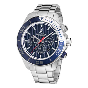 Orologio Uomo Nautica Argentato (Ø 48 mm)