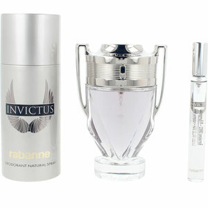 Cofanetto Profumo Uomo Paco Rabanne INVICTUS 3 Pezzi