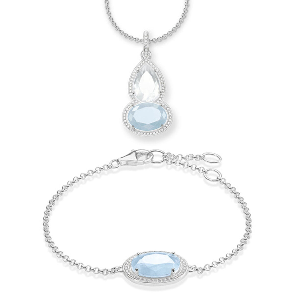 Collana Thomas Sabo SET0420-697-31-L42V 42 cm