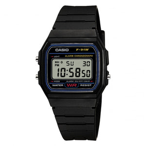 Orologio Unisex Casio F-91W-1YEG Nero (Ø 35 mm)