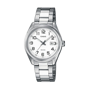 Orologio Unisex Casio COLLECTION Bianco Argentato (Ø 30 mm)