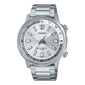 Orologio Uomo Casio MTD-130D-7AVDF Argentato (Ø 44 mm)