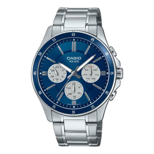 Orologio Uomo Casio MTP-1374D-2A3VD Argentato (Ø 47 mm)