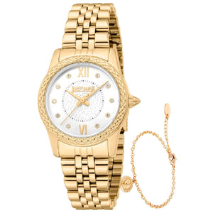 Orologio Donna Just Cavalli ANIMALIER SPECIAL PACK + BRACELET Dorato (Ø 30 mm)