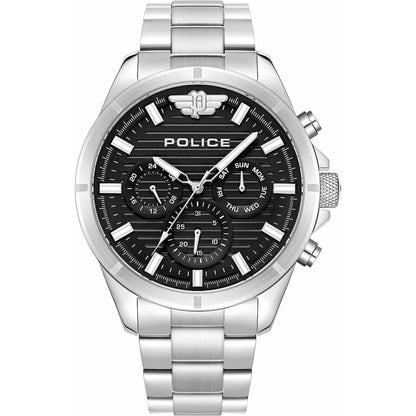 Orologio Uomo Police PEWJK2227806 Nero Argentato