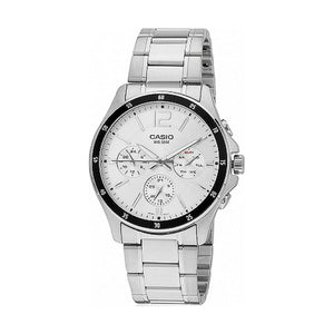 Orologio Uomo Casio COLLECTION Bianco Grigio Argentato (Ø 43,5 mm) (Ø 35 mm)