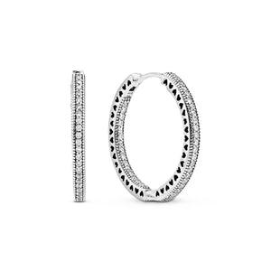 Orecchini Donna Pandora HOOP SILVER Argento puro 925