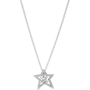 Collana Donna Pandora PAVE ASYMMETRIC STAR COLLIER