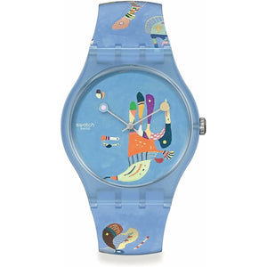 Orologio Uomo Swatch BLUE SKY, BY VASSILY KANDINSKY ( 41 mm)