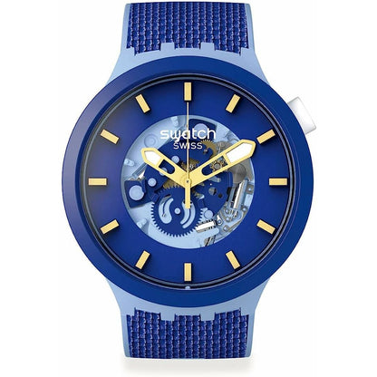 Orologio Uomo Swatch BOUNCING BLUE ( 47 mm)