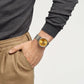 Orologio Unisex Swatch SB07S103G Giallo Argentato