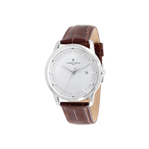 Orologio Uomo Pierre Cardin Bianco Dorato Argentato (Ø 43 mm)