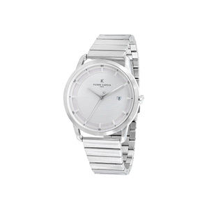 Orologio Uomo Pierre Cardin Bianco Dorato Argentato (Ø 43 mm)