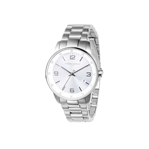 Orologio Uomo Pierre Cardin Bianco Dorato Argentato (Ø 40 mm)