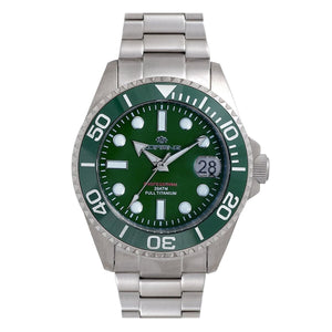 Orologio Uomo Lorenz TITANIO DIVER Verde