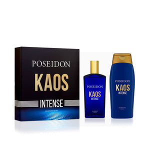Cofanetto Profumo Uomo Poseidon KAOS INTENSE 2 Pezzi