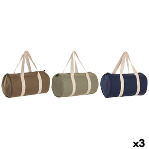 Borsa Donna Home ESPRIT Marrone Verde Blu Marino 50 x 26 x 26 cm (3 Unità)