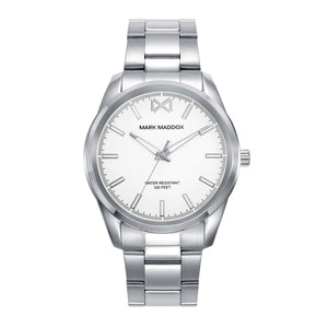 Orologio Uomo Mark Maddox HM0150-07 Bianco Argentato