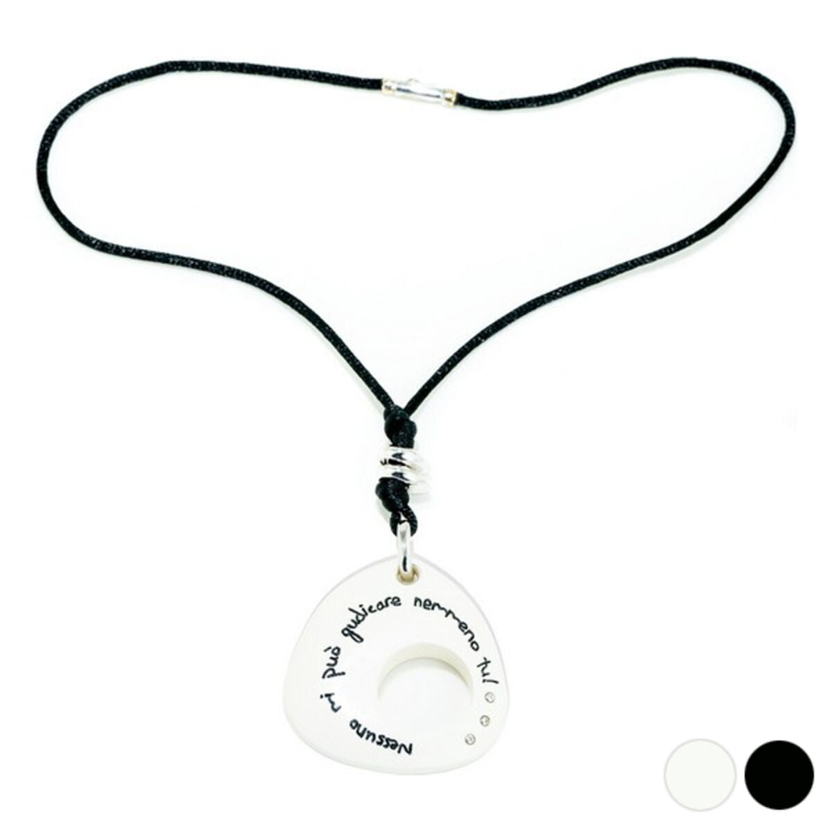 Collana Donna Demaria DM6TC038 (45 cm) Colore:Nero