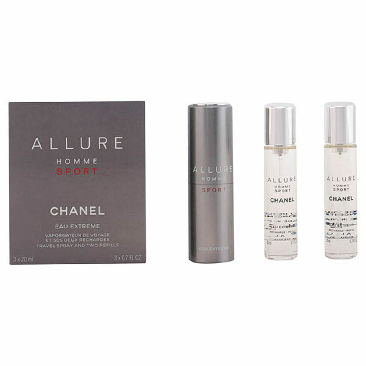 Cofanetto Profumo Donna Chanel Allure Homme Sport Eau Extrme 20 ml 2 Pezzi