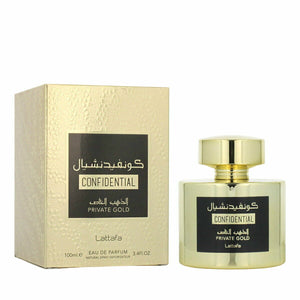 Profumo Unisex Lattafa CONFIDENTIAL PRIVATE GOLD
