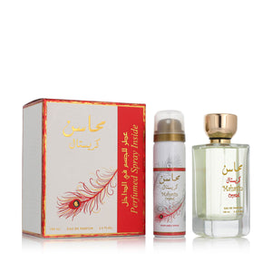 Cofanetto Profumo Donna Lattafa Mahasin Crystal EDP 2 Pezzi